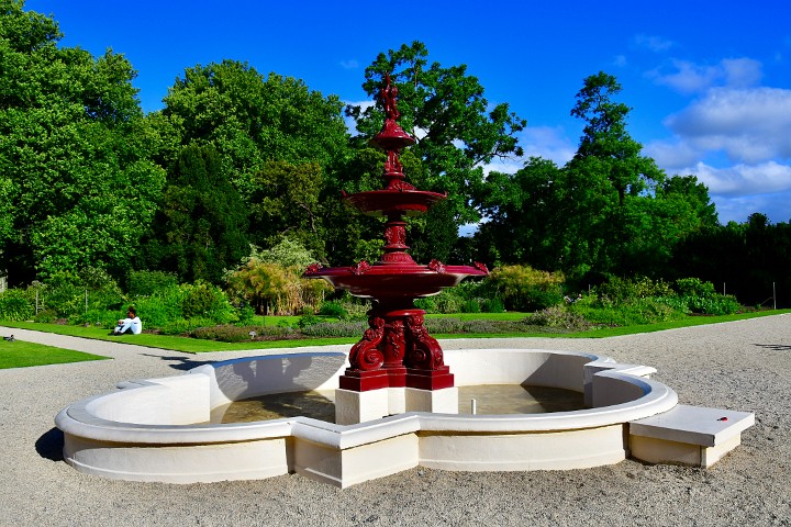 Freshly Restored Boy and Serpent Fountain
