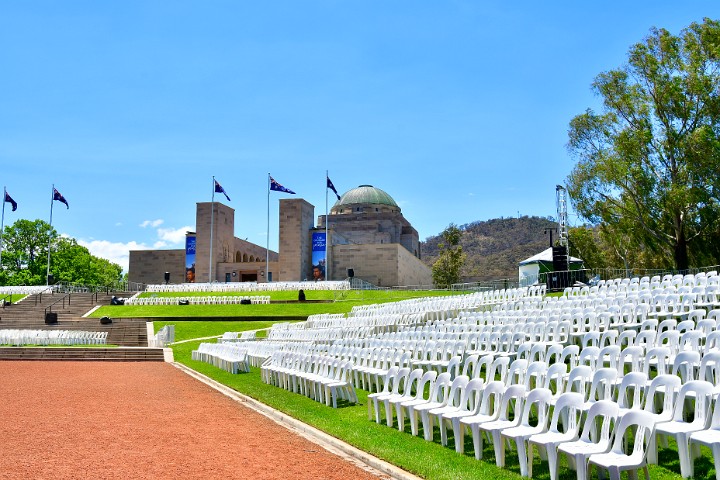 Chairs Setup for Remembrance Day